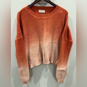 💕Pink Ripped Detail Sweater💕